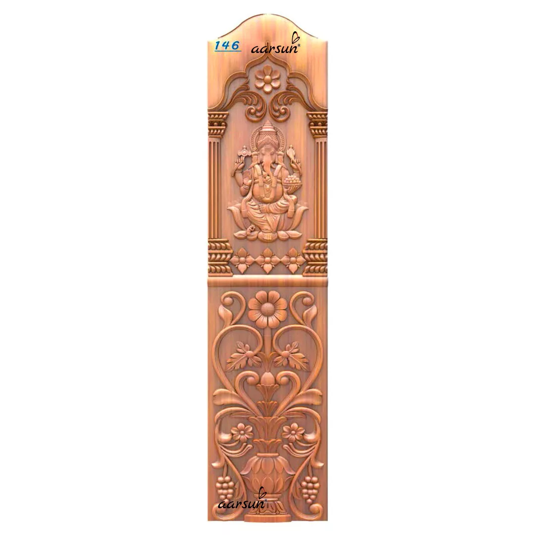 गणेश जी मंदिर द्वार पैनल