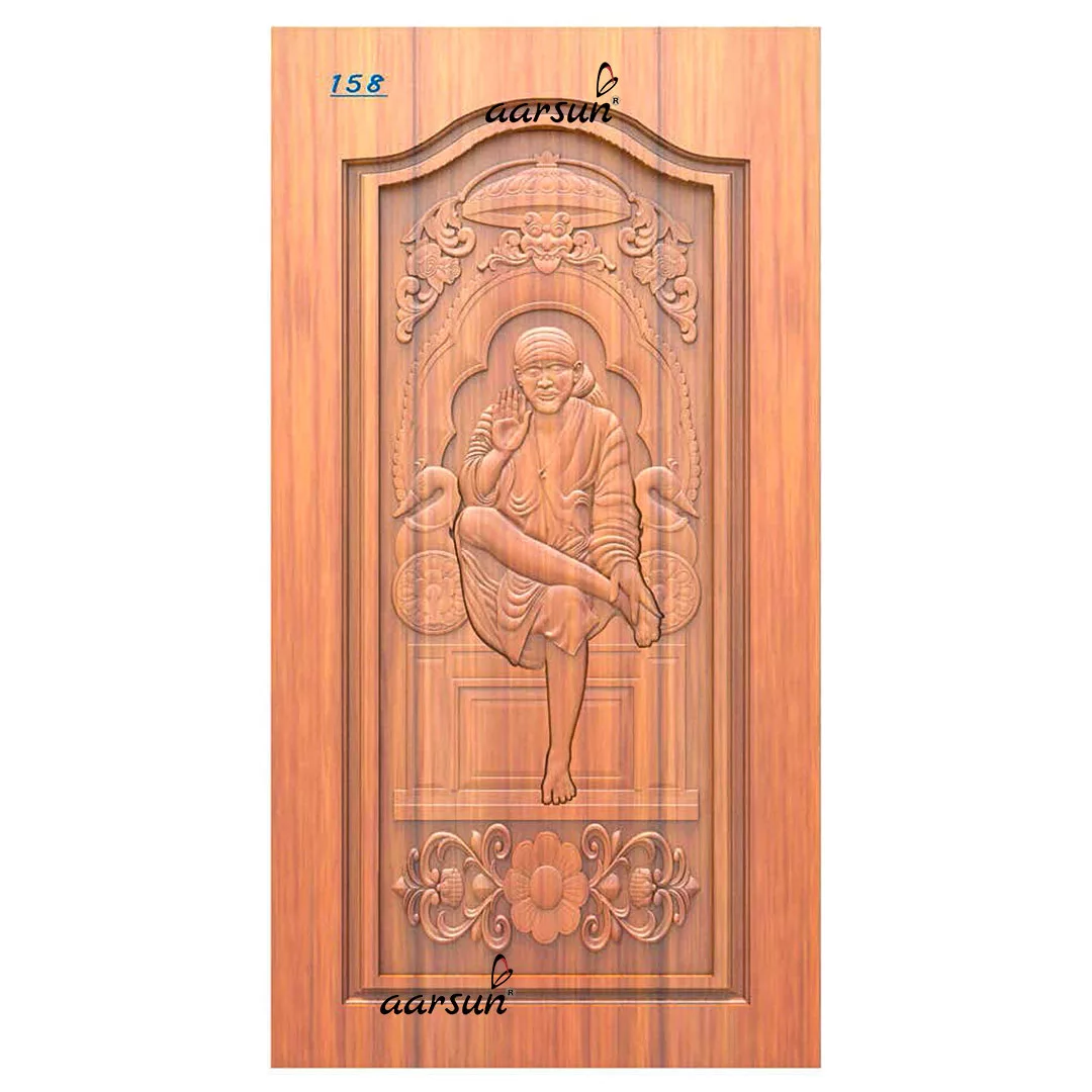 साईं बाबा द्वार 3डी नक्काशी