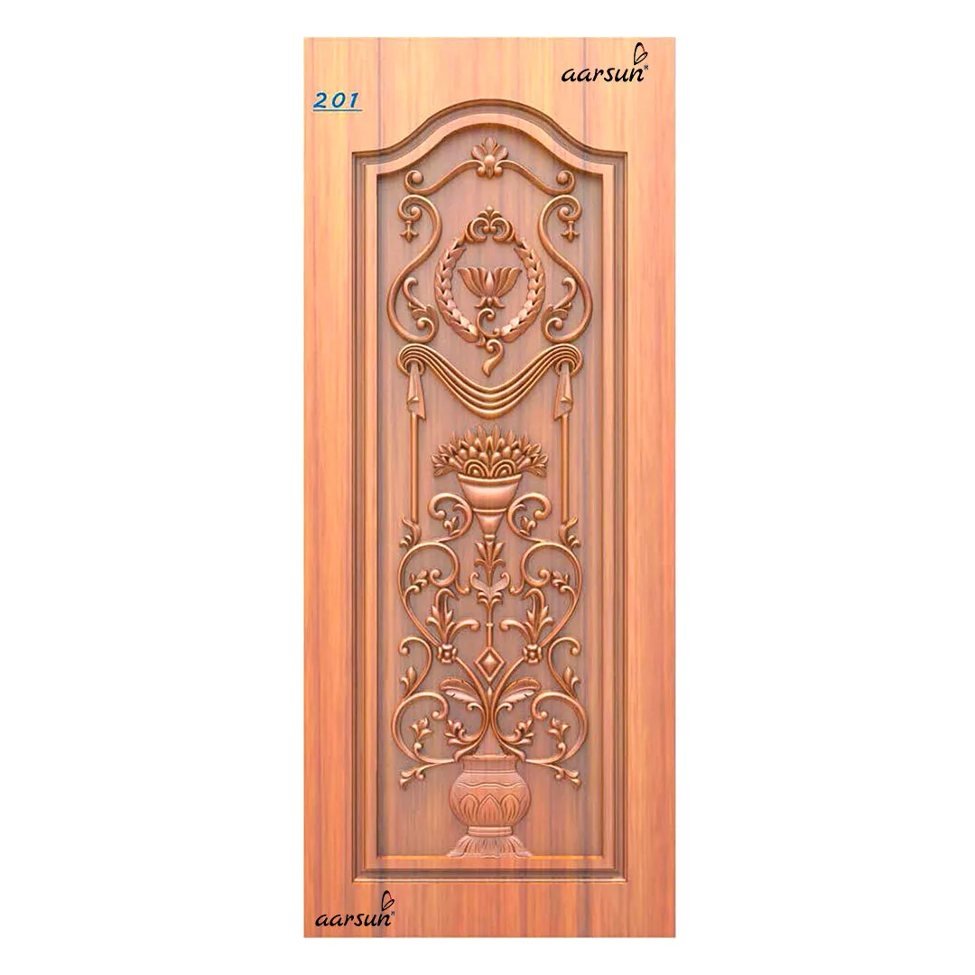 Beautifully Carved Door Floral