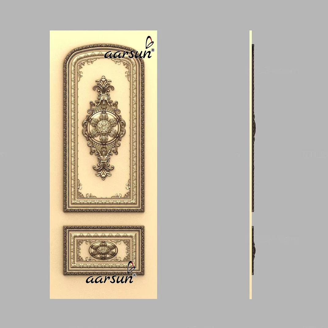 Carved Door Design Wood view 4