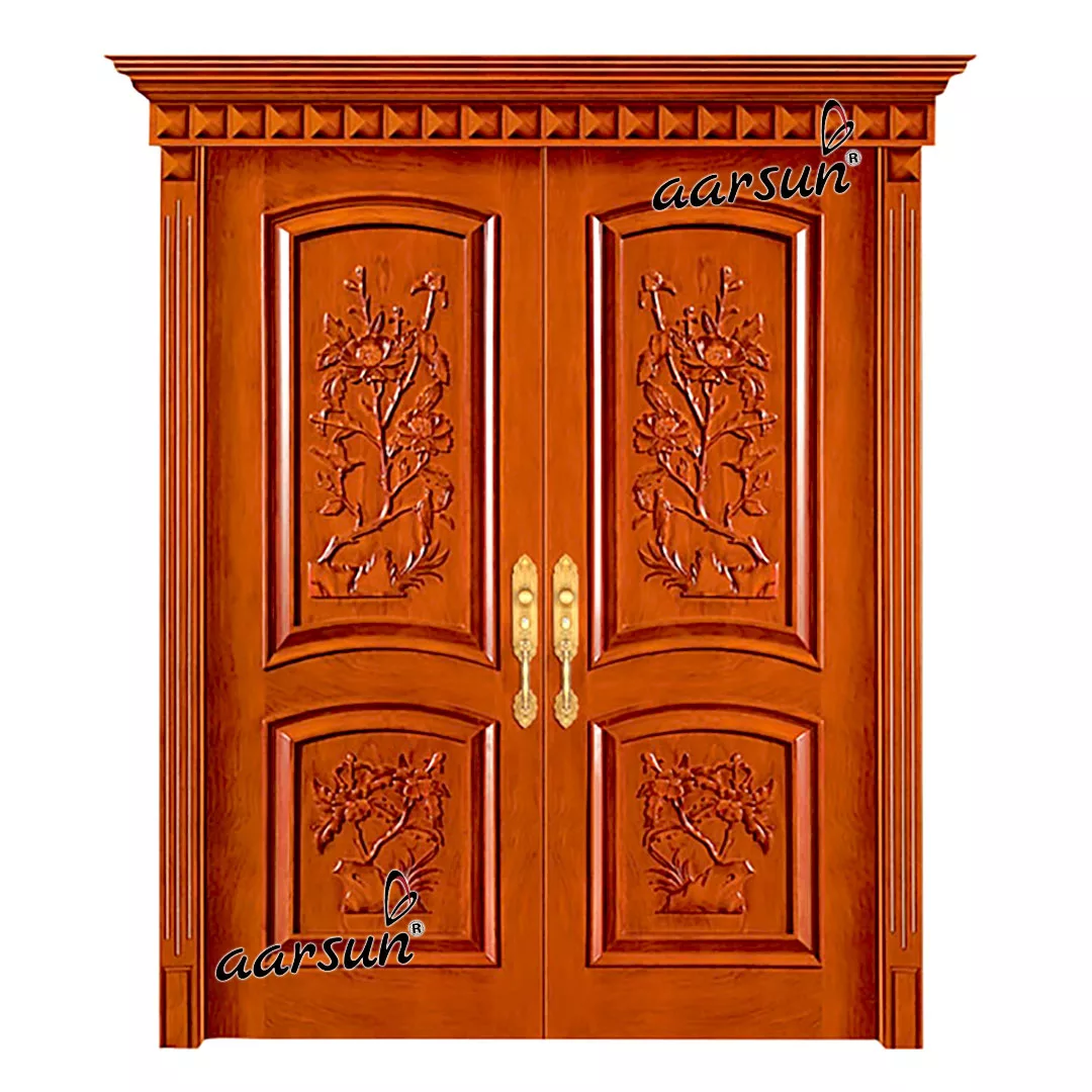 Contemporary Double Door design wooden