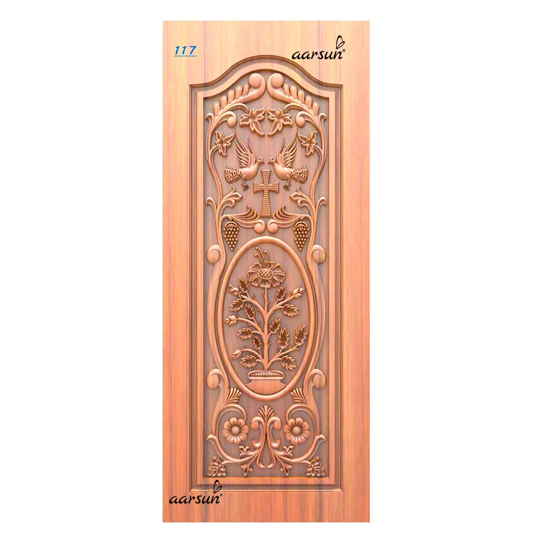 Cross & Dove Blossom Door