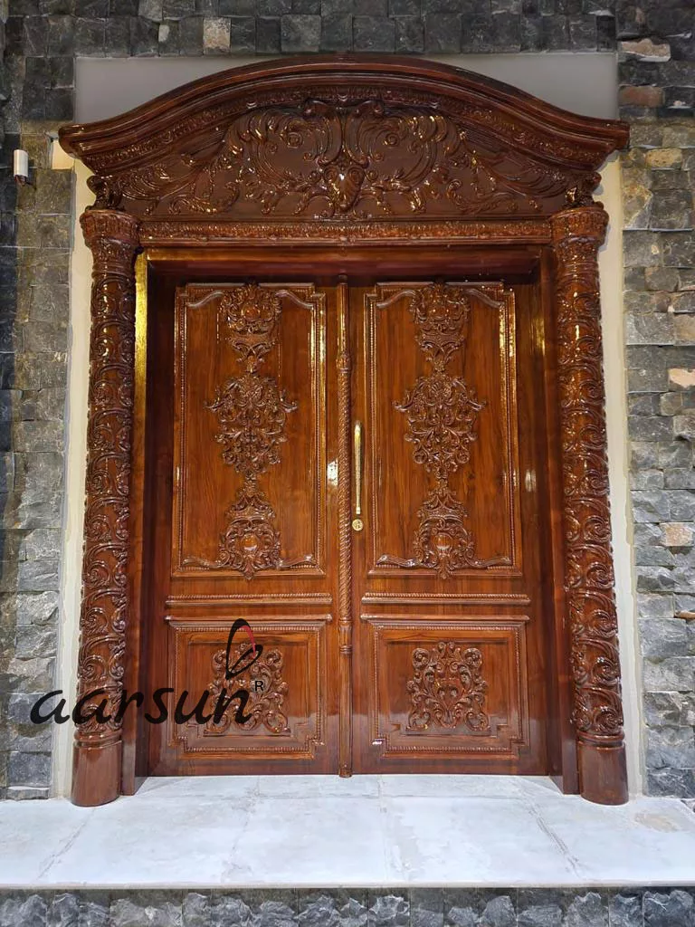 Designer Door Design with Pillar & Top