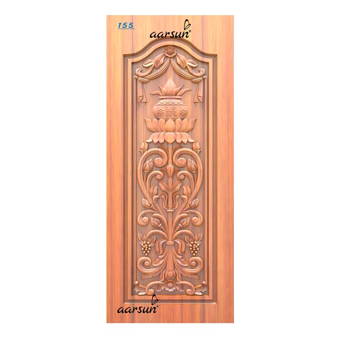 Door Panel with Kalash & Floral