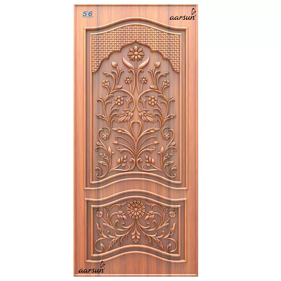 Floral Pattern Door