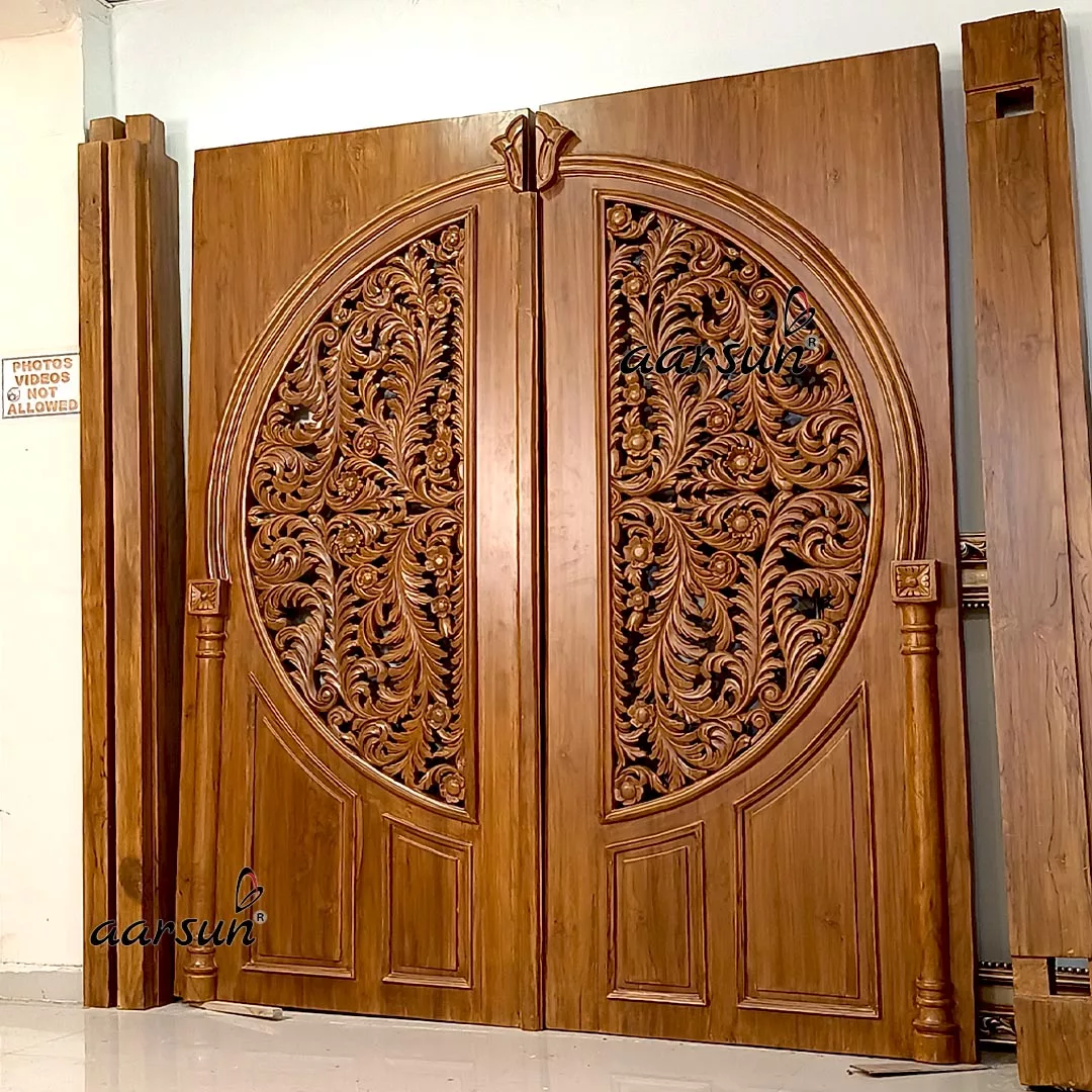 Front Double Door Design view 3