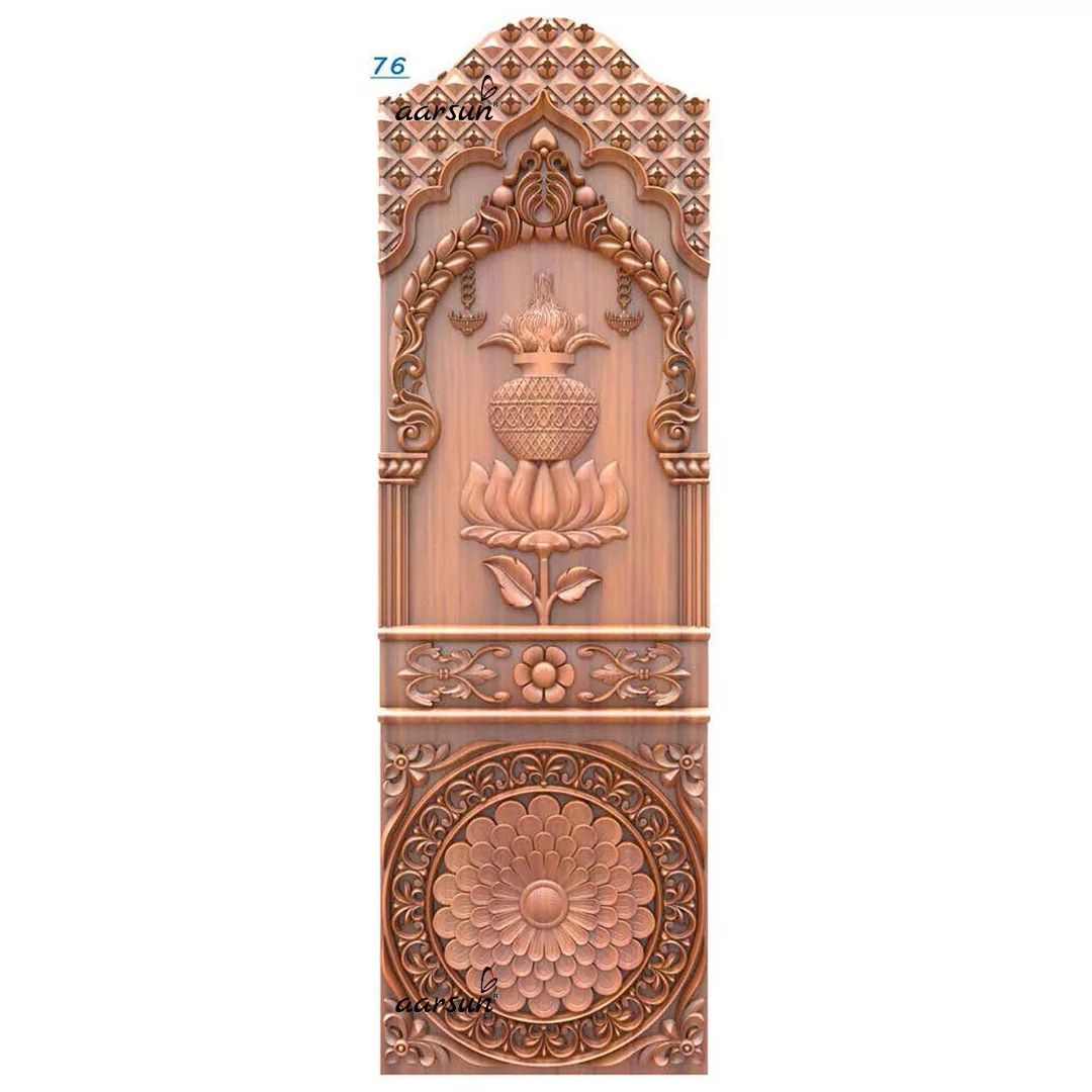 Kalash with Lotus Door