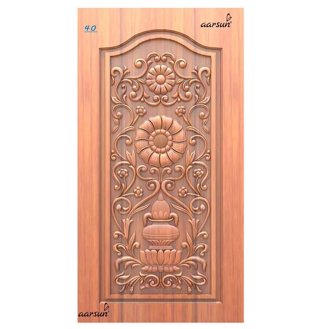 Lotus with Kalash Door