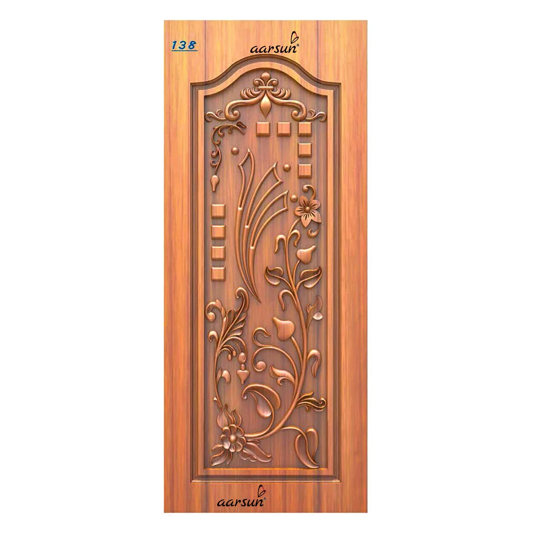 Modern Door with Floral
