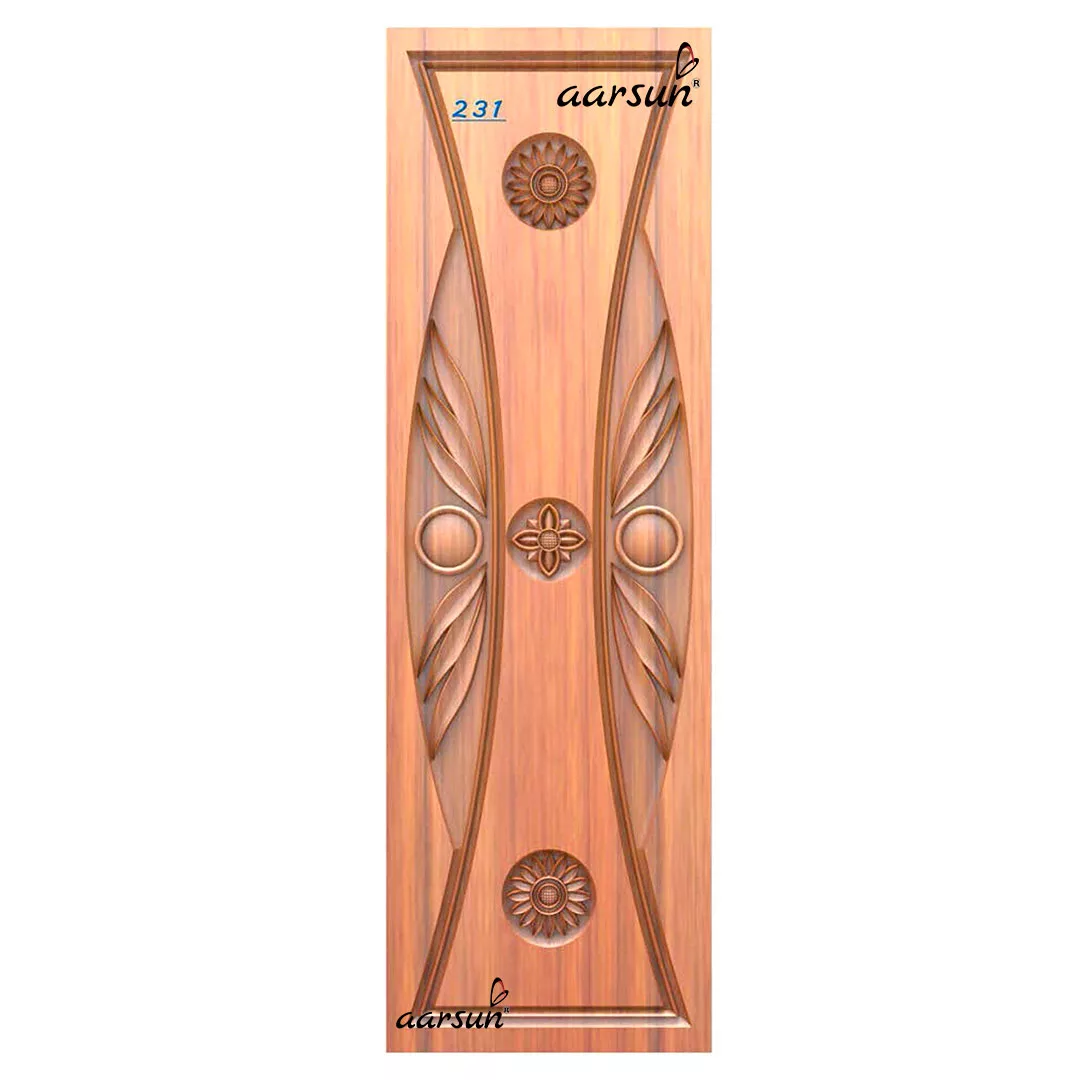 Modern Floral Carved
