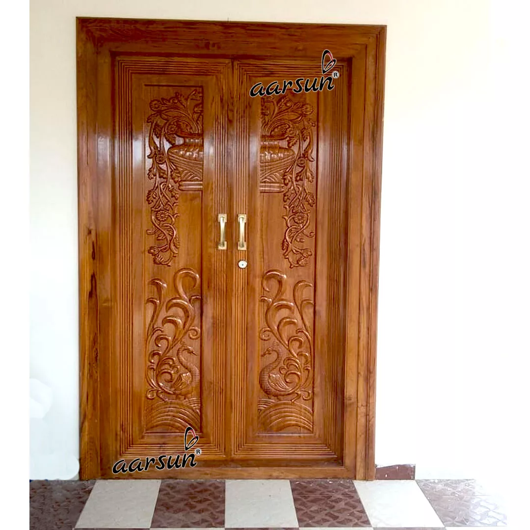 Peacock Main Door Design