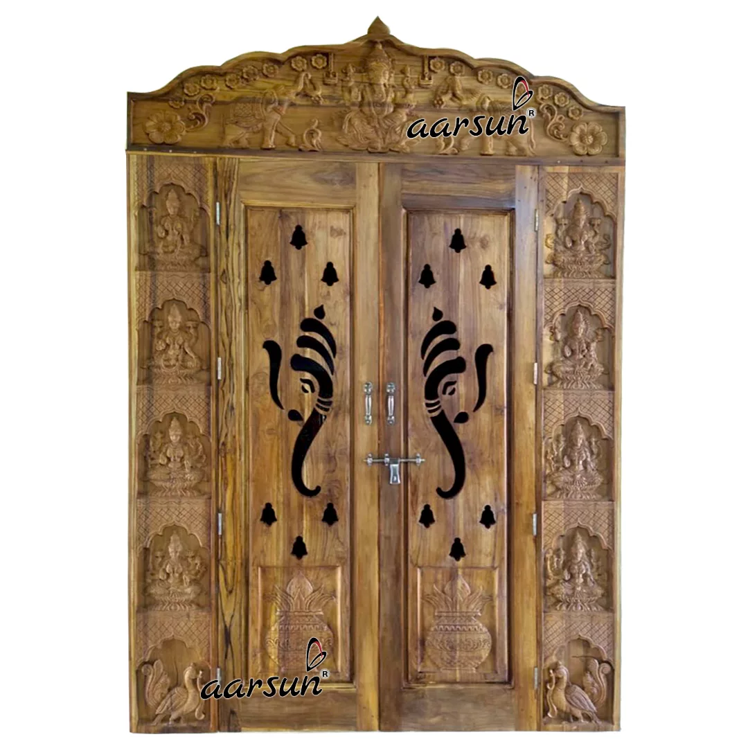 Pooja Room Double Door