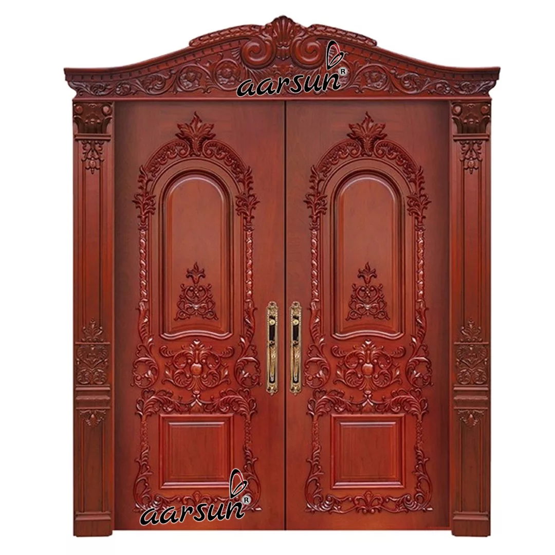 Residential Front Double Door design