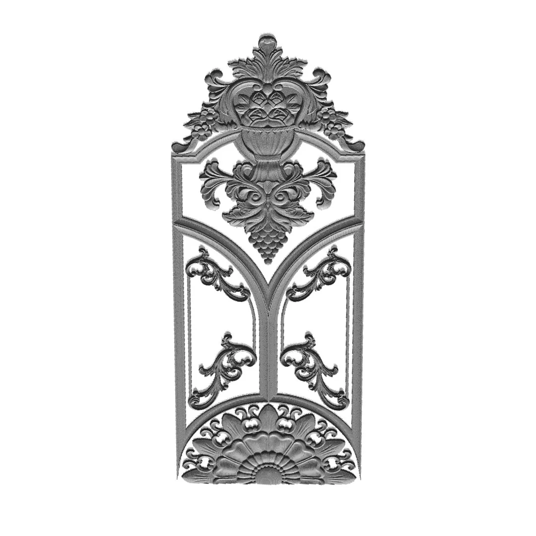 STL Files for CNC Wooden Door Design