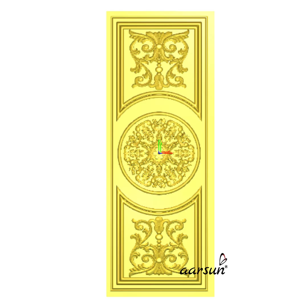 STL Files for CNC Carved Door Design