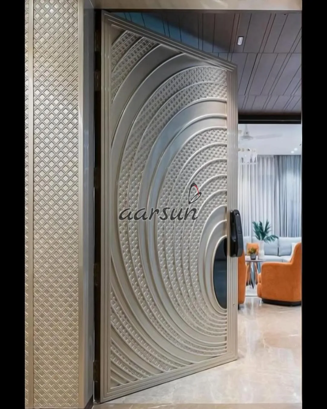 Solid Wood Classical Door Design