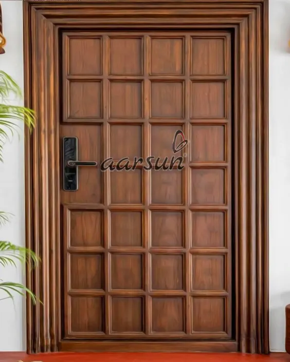 Solid Wood Door Design for Home