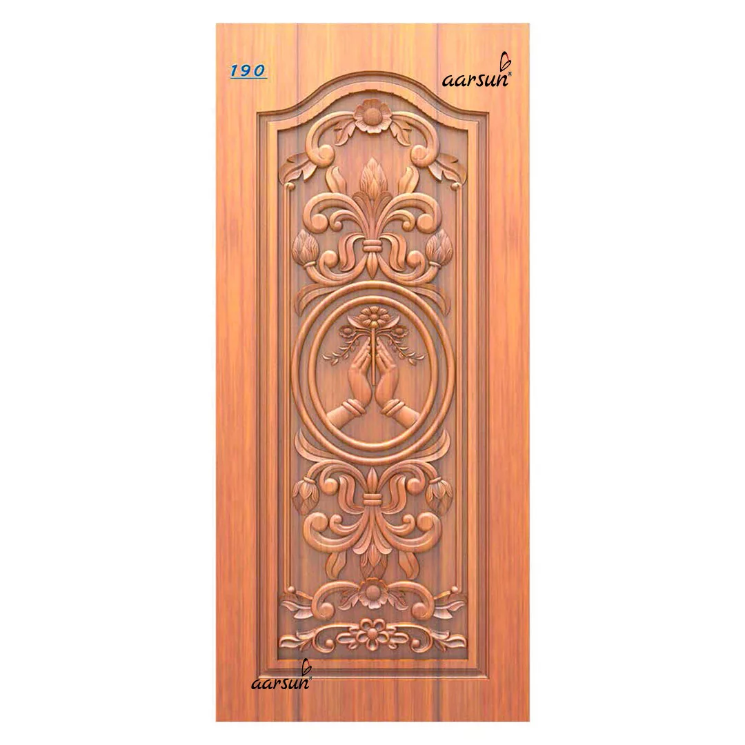 Welcome Wood Door